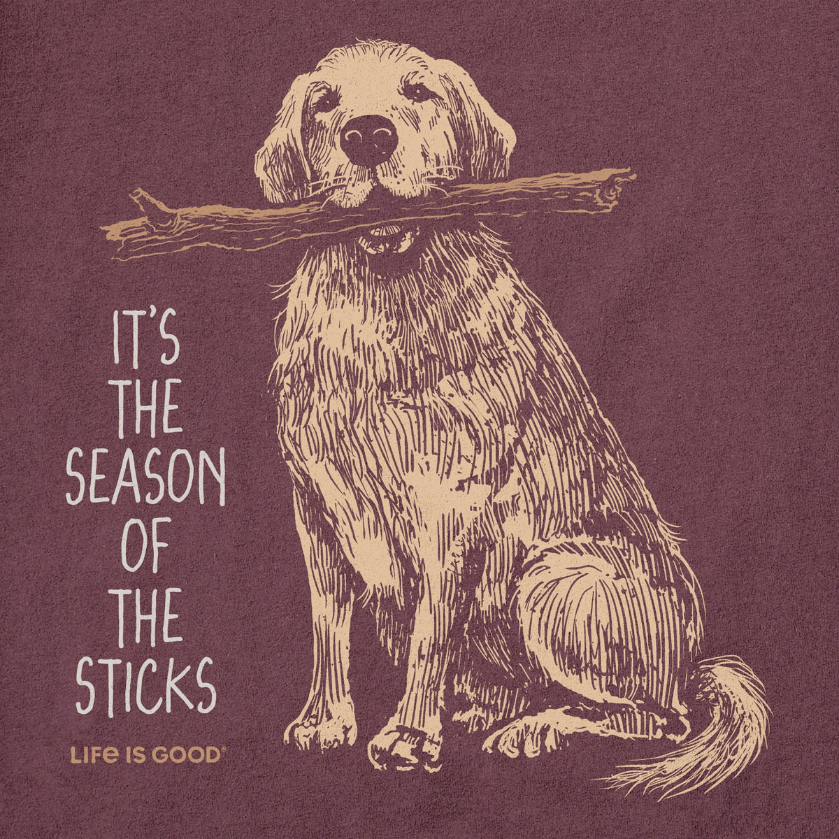 Women's It's the Season of Sticks Short Sleeve Crusher Tee product image 4