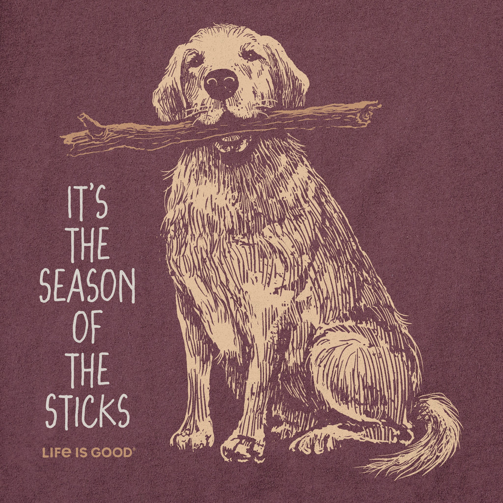 Men's It's the Season of Sticks Short Sleeve Crusher Tee product image 2