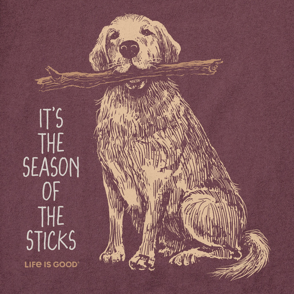 Men's It's the Season of Sticks Short Sleeve Crusher Tee product image 2