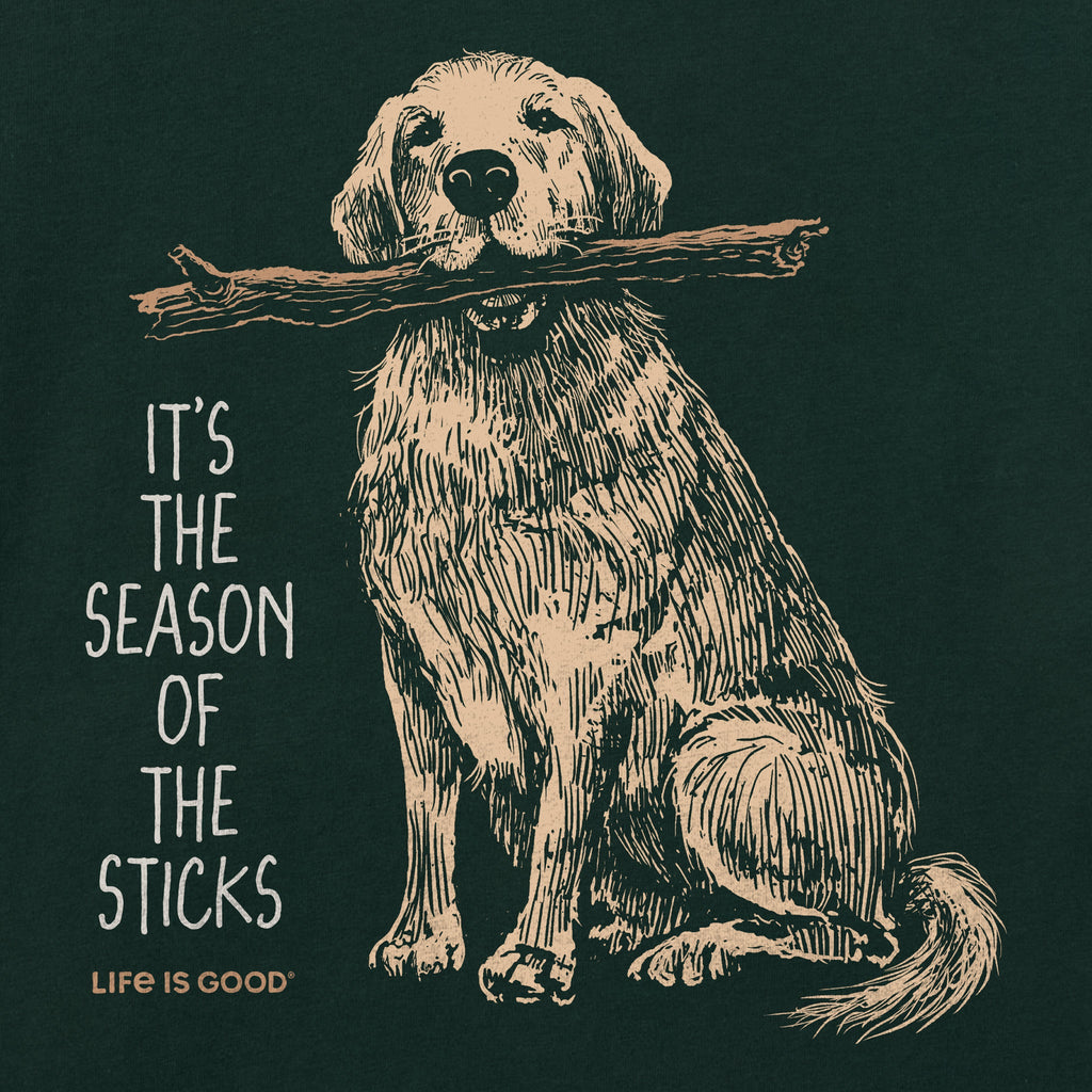 Men's It's the Season of Sticks Short Sleeve Crusher Tee product image 4