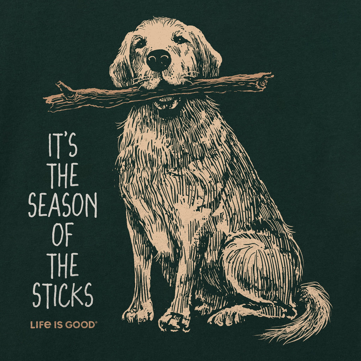 Men's It's the Season of Sticks Short Sleeve Crusher Tee product image 4