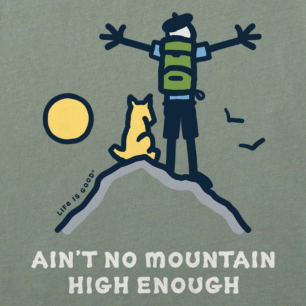Women's Ain't No Mountain High Short Sleeve Crusher Tee