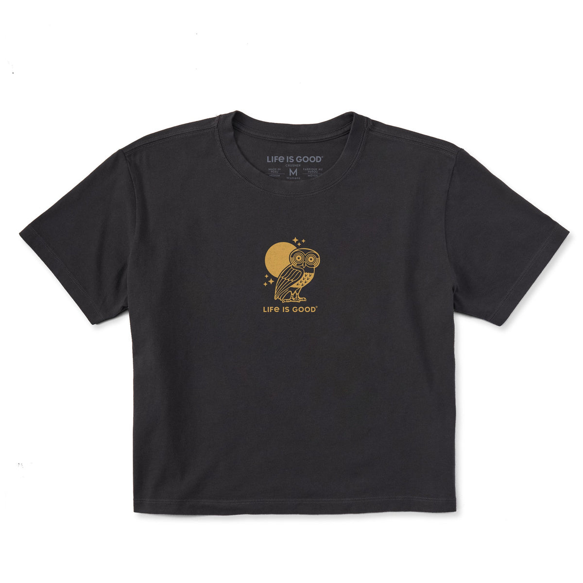 Women's Little Owl Short Sleeve Crusher Boxy Tee product image 1
