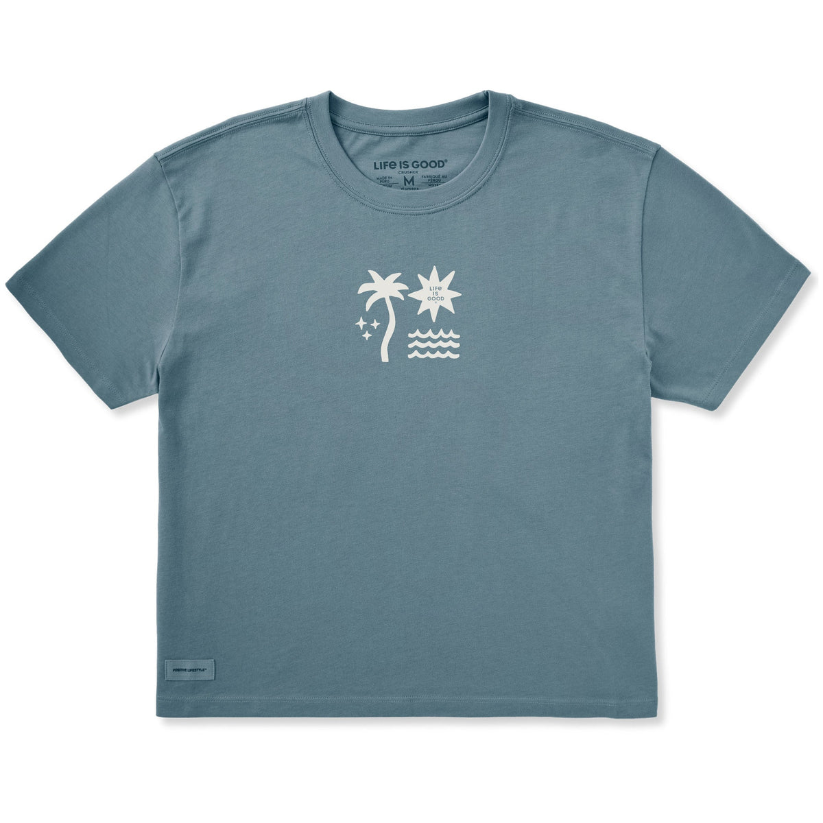 Women's Palm Waves Short Sleeve Crusher Boxy Tee product image 1