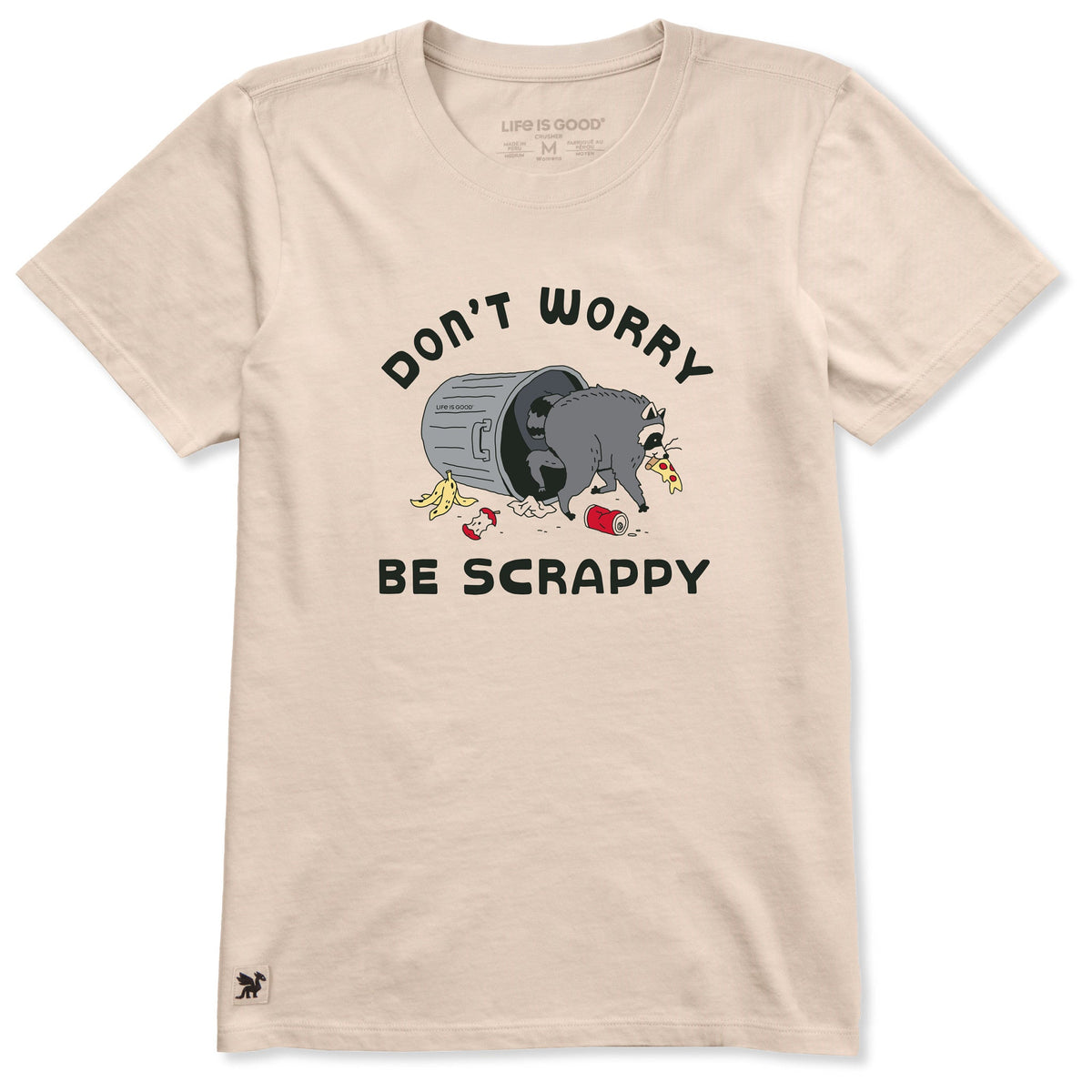 Women's Don't Worry Be Scrappy Short Sleeve Crusher Tee product image 1