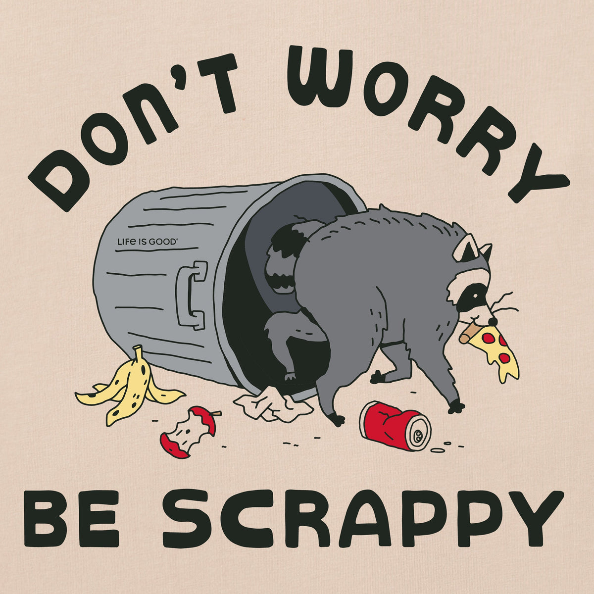 Women's Don't Worry Be Scrappy Short Sleeve Crusher Tee product image 2