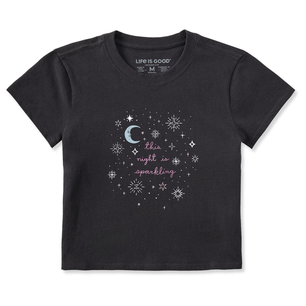 Women's This Night is Sparkling Crusher-LITE Shrunken Tee product image 1