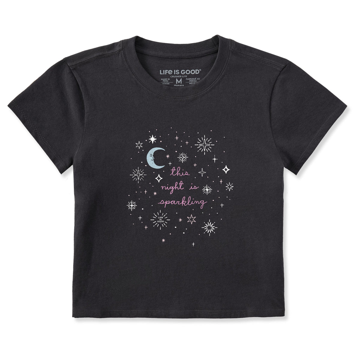 Women's This Night is Sparkling Crusher-LITE Shrunken Tee product image 1