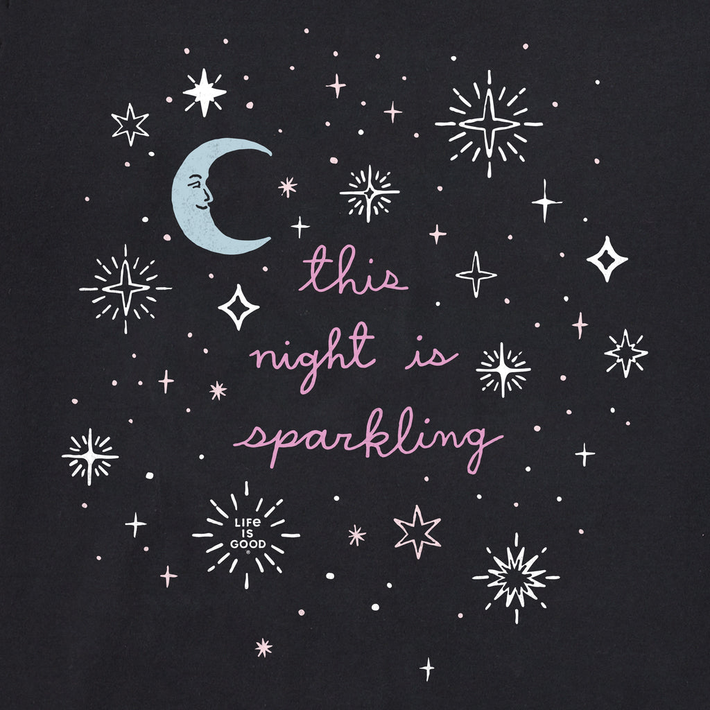 Women's This Night is Sparkling Crusher-LITE Shrunken Tee product image 2