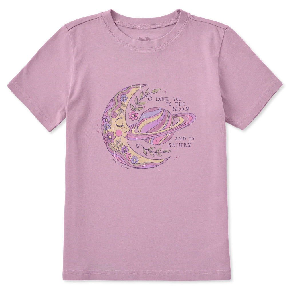 Kids Love You To the Moon Short Sleeve Crusher Tee product image 1