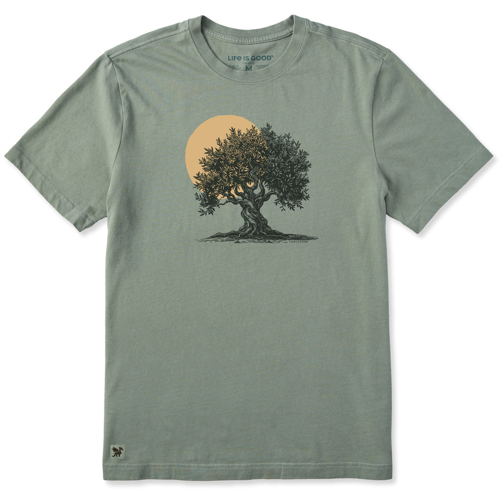 Men's Olive Tree Sunset Short Sleeve Crusher Tee product image 1