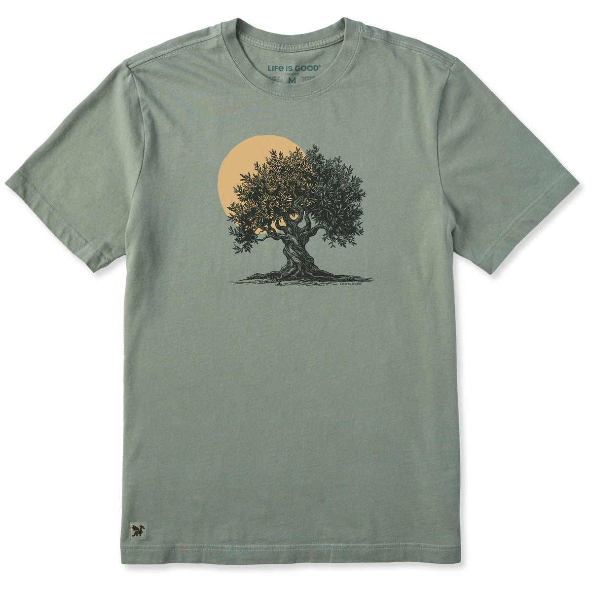 Men's Olive Tree Sunset Short Sleeve Crusher Tee product image 1