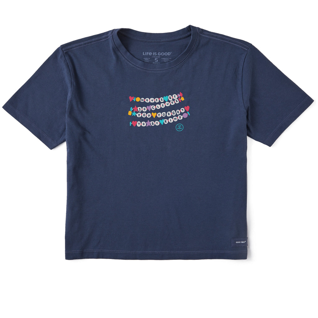 Women's Never Be So Clever Short Sleeve Crusher Boxy Tee