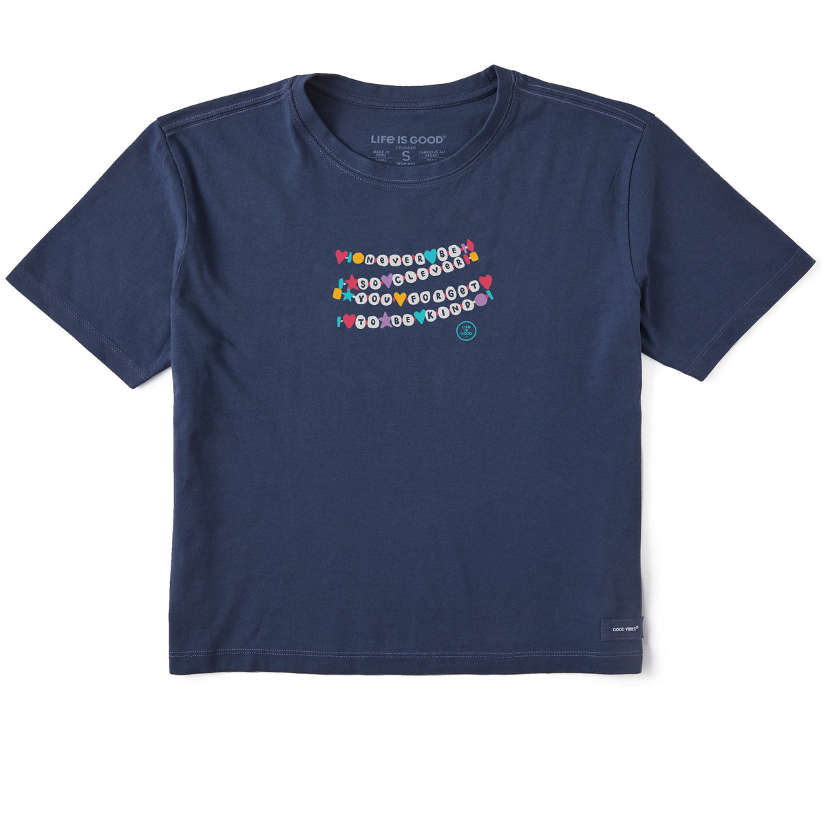 Women's Never Be So Clever Short Sleeve Crusher Boxy Tee