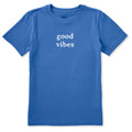 Kids Good Vibes Minimal Short Sleeve Crusher Tee product image 1