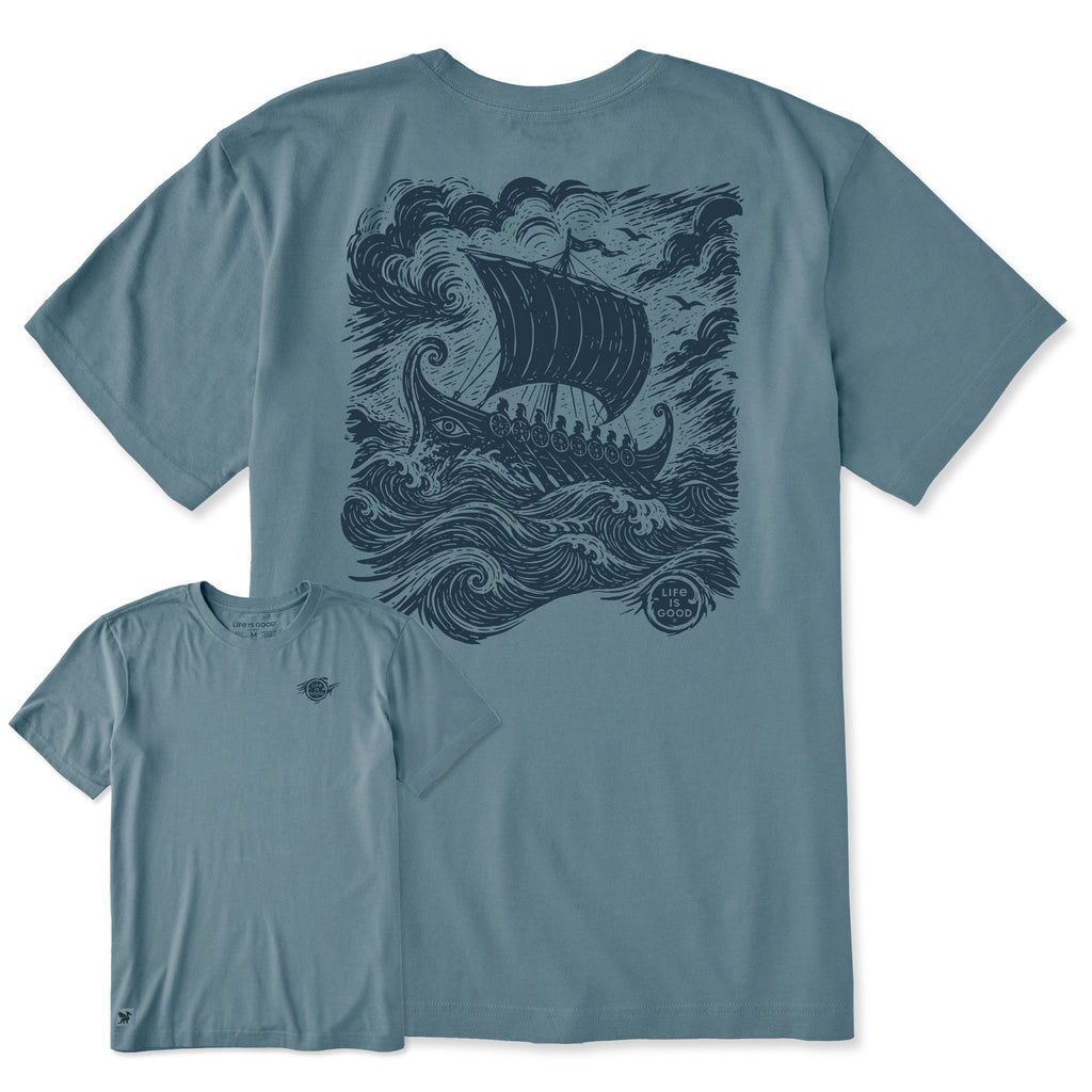 Men's Greek Seas Short Sleeve Crusher Tee product image 1