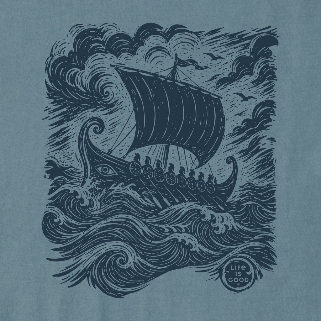 Men's Greek Seas Short Sleeve Crusher Tee product image 2