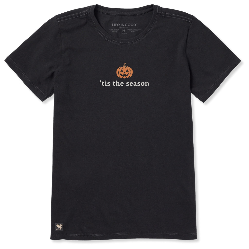 Women's Tis the Season Jack o Lantern Short Sleeve Crusher product image 1