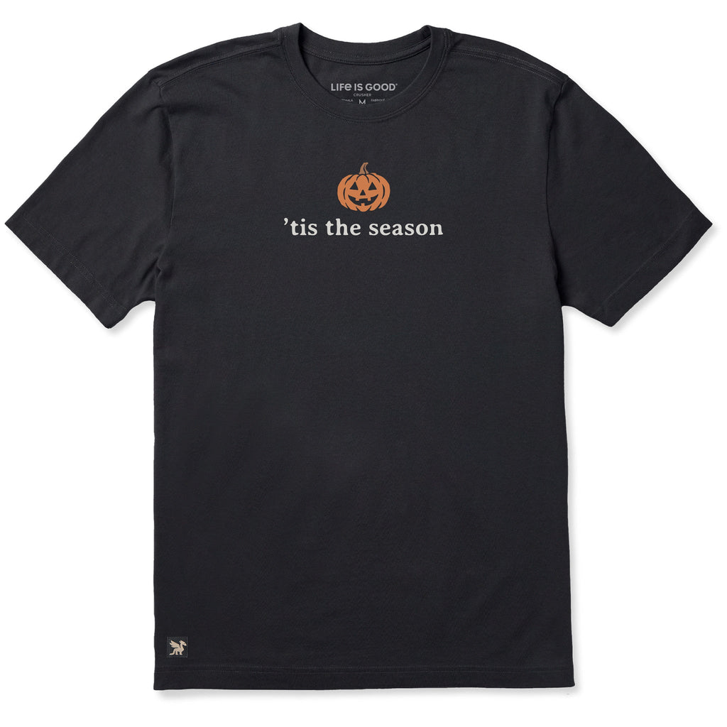 Men's Tis the Season Jack o Lantern Short Sleeve Crusher Tee product image 1