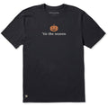 Men's Tis the Season Jack o Lantern Short Sleeve Crusher Tee product image 1