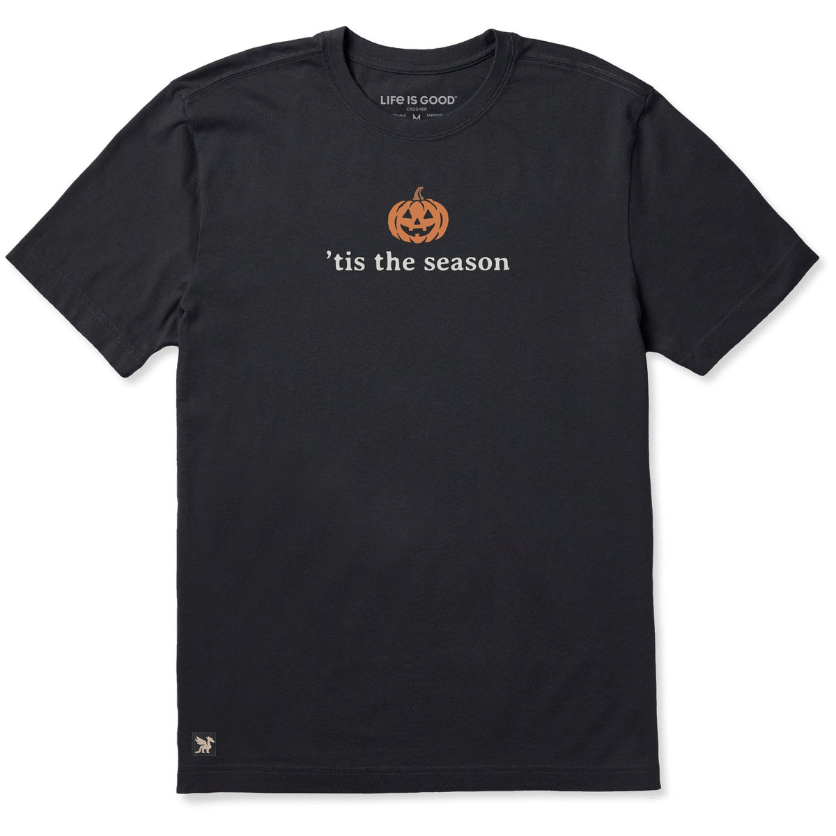 Men's Tis the Season Jack o Lantern Short Sleeve Crusher Tee product image 1