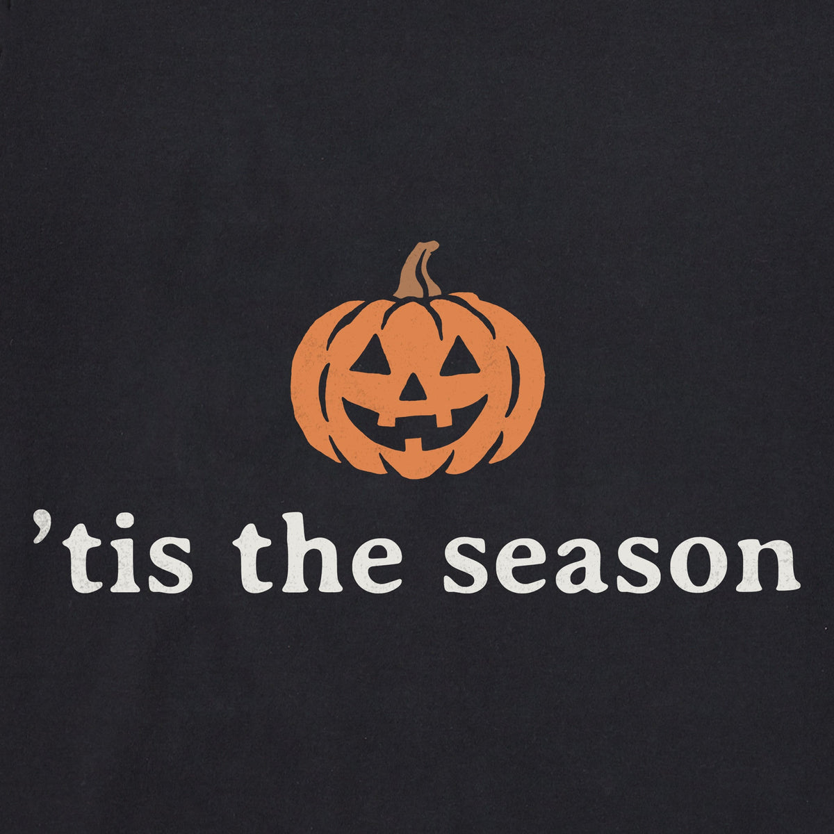 Men's Tis the Season Jack o Lantern Short Sleeve Crusher Tee product image 2