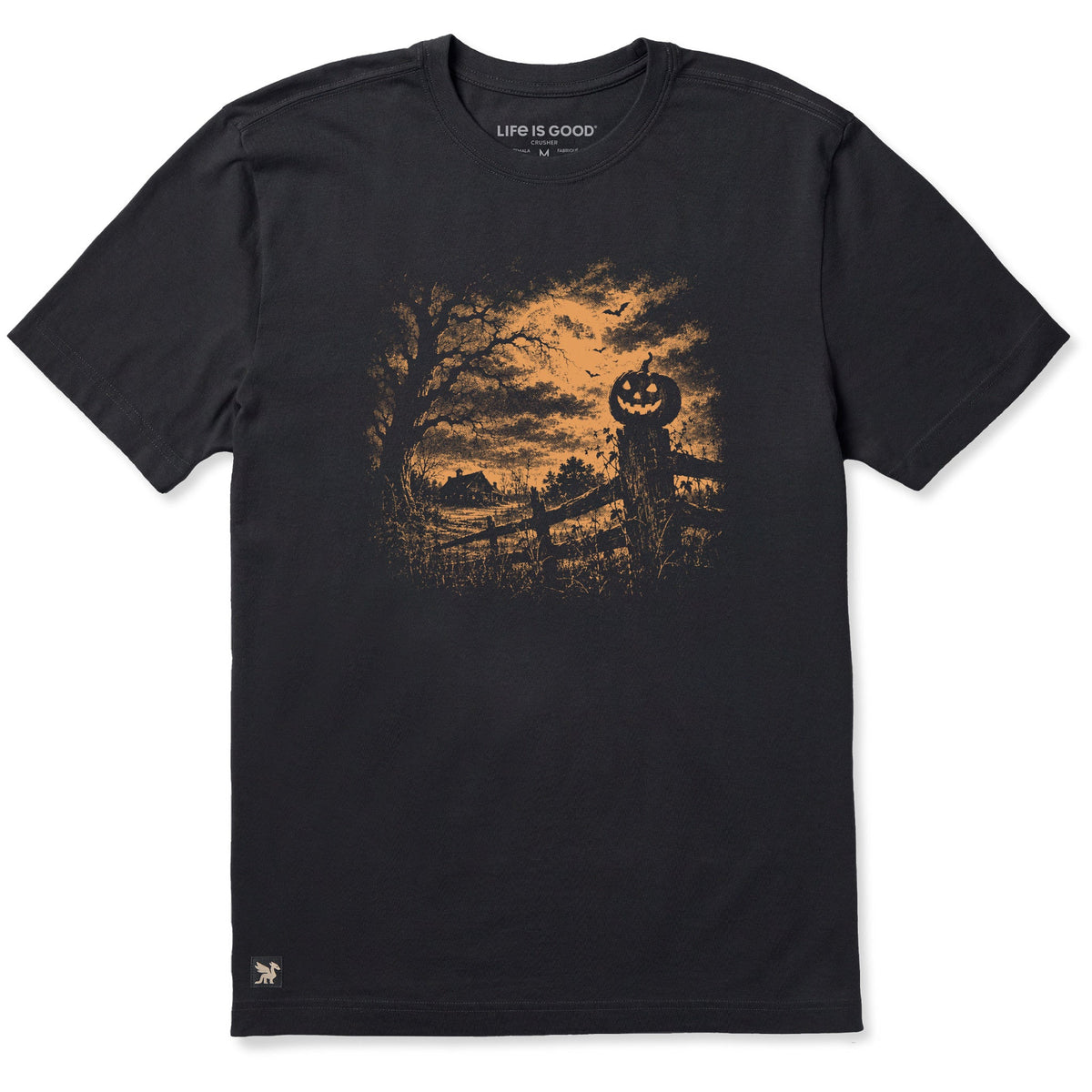 Men's Spooky Jack O Lantern Short Sleeve Crusher Tee product image 1
