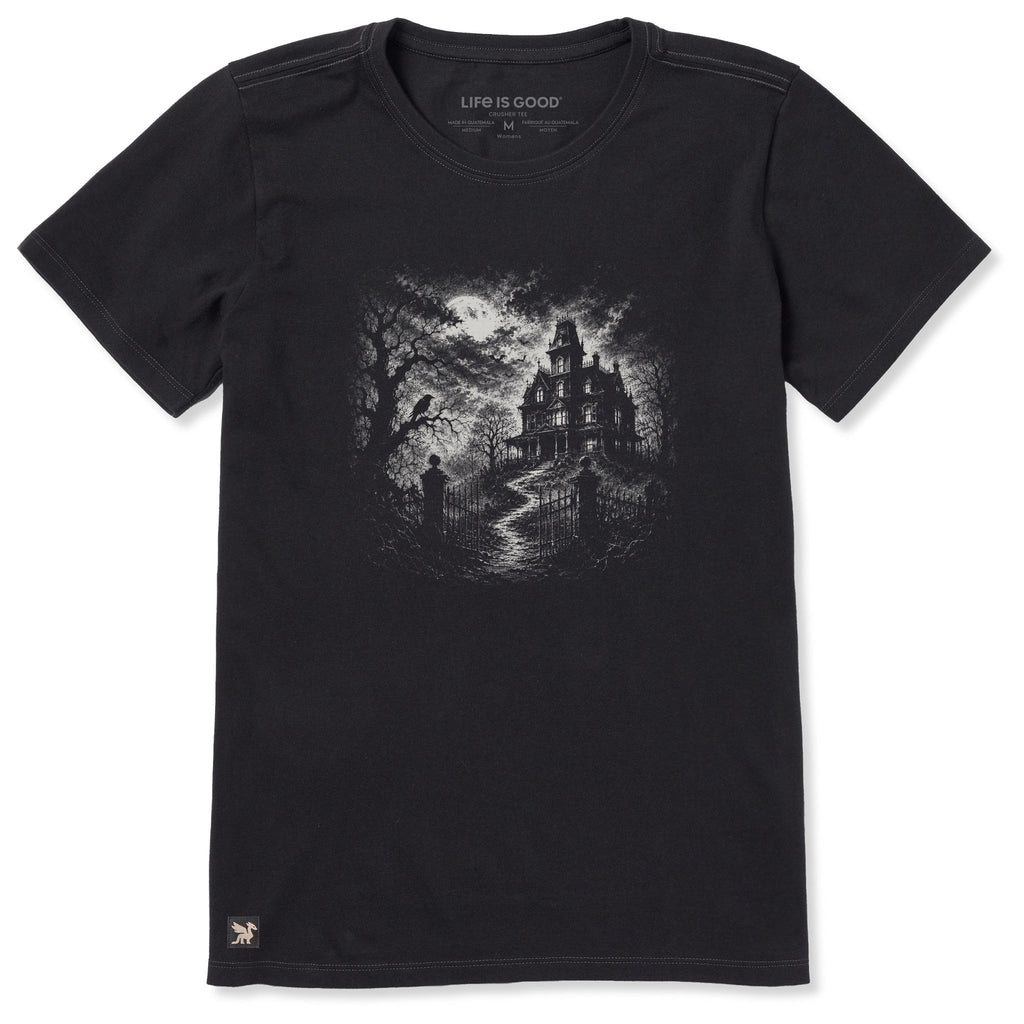 Women's Spooky House Short Sleeve Crusher Tee product image 1