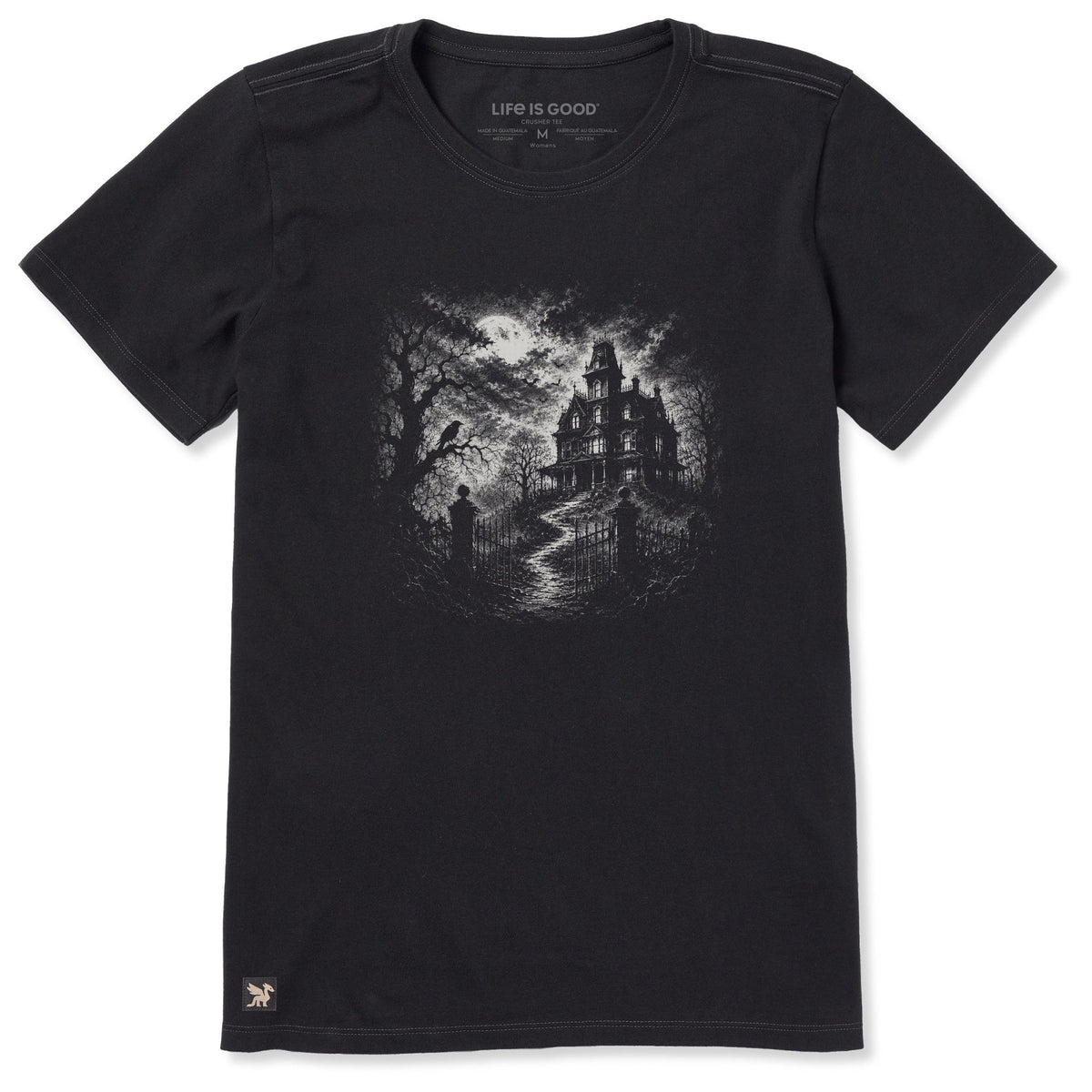 Women's Spooky House Short Sleeve Crusher Tee product image 1