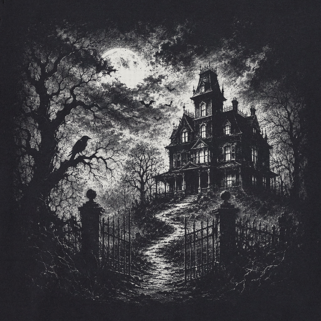 Women's Spooky House Short Sleeve Crusher Tee product image 2