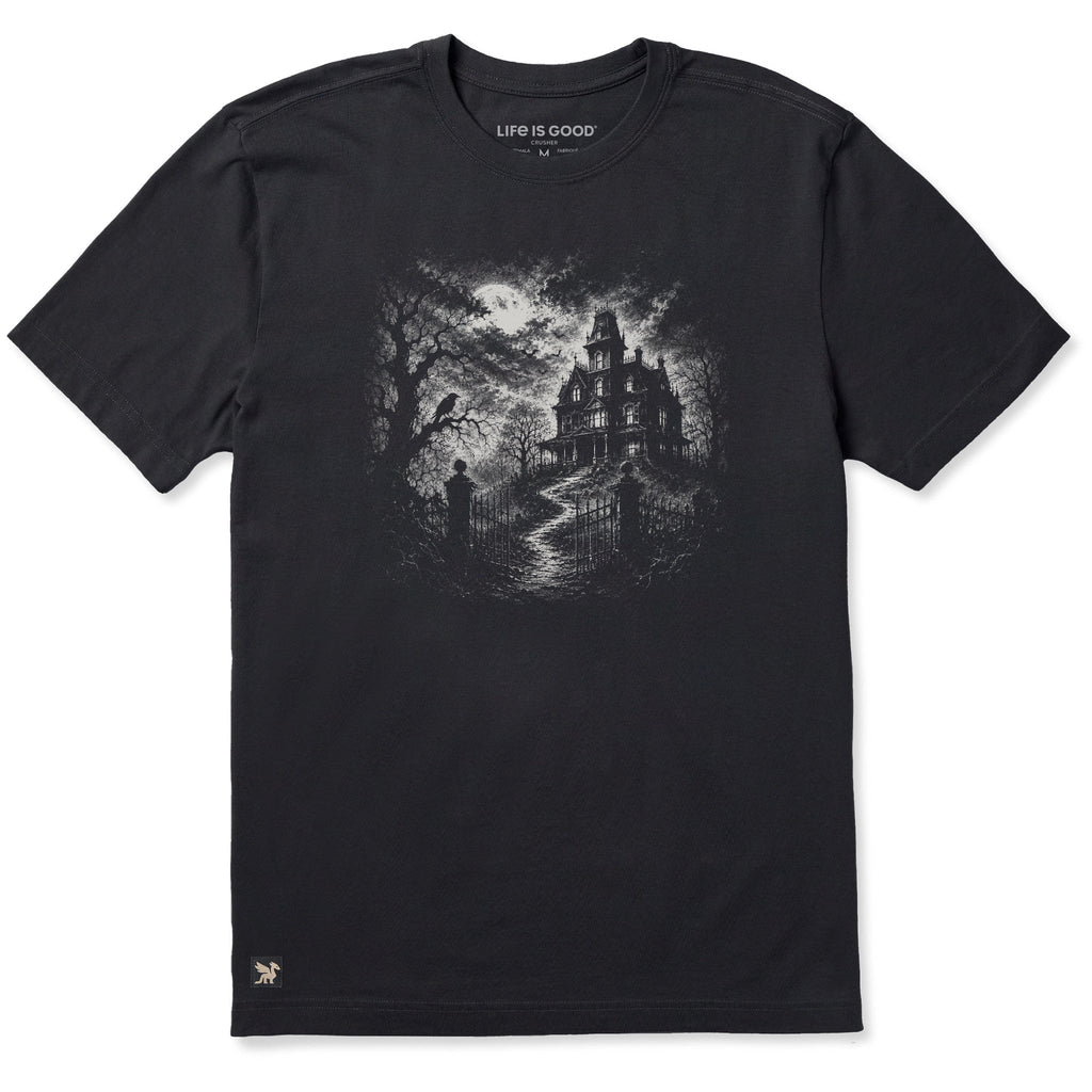 Men's Spooky House Short Sleeve Crusher Tee product image 1