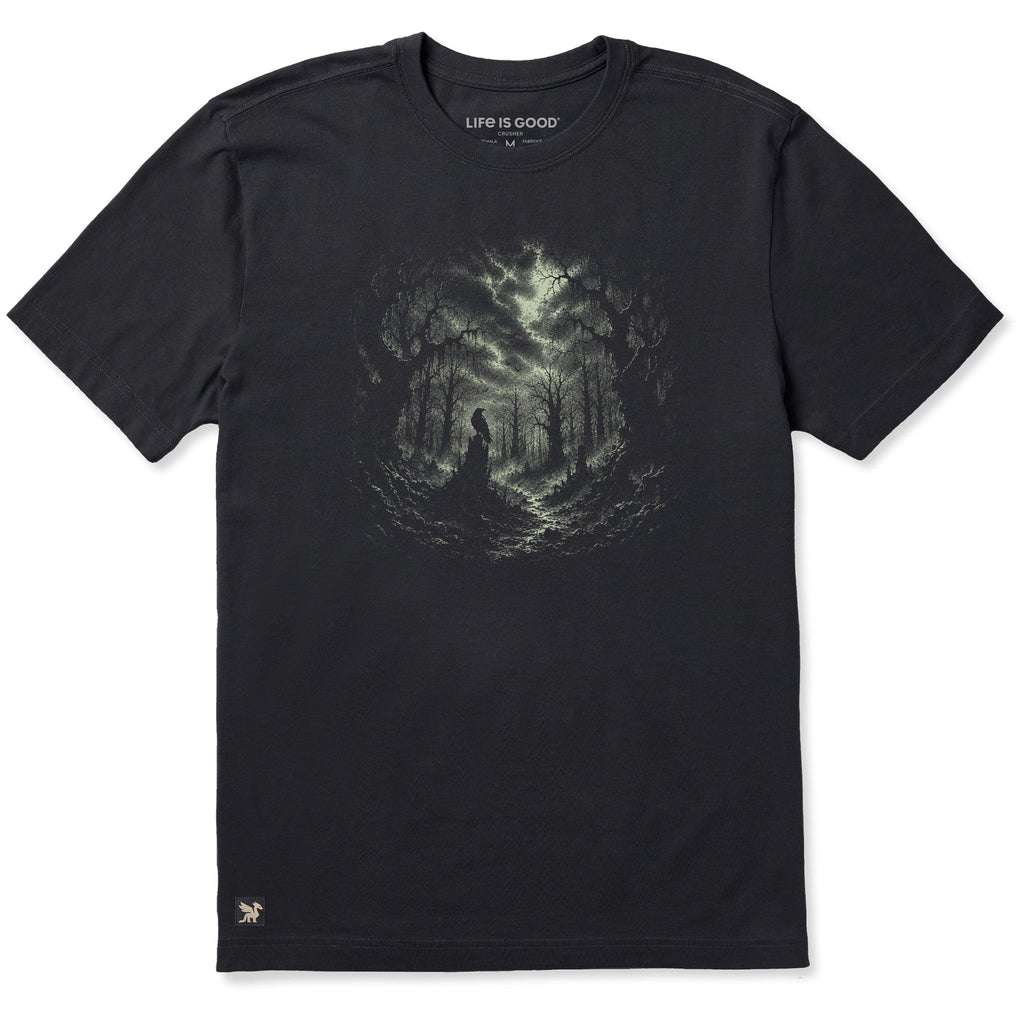 Men's Spooky Raven Short Sleeve Crusher Tee product image 1