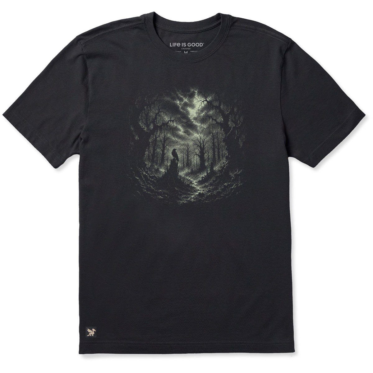 Men's Spooky Raven Short Sleeve Crusher Tee product image 1