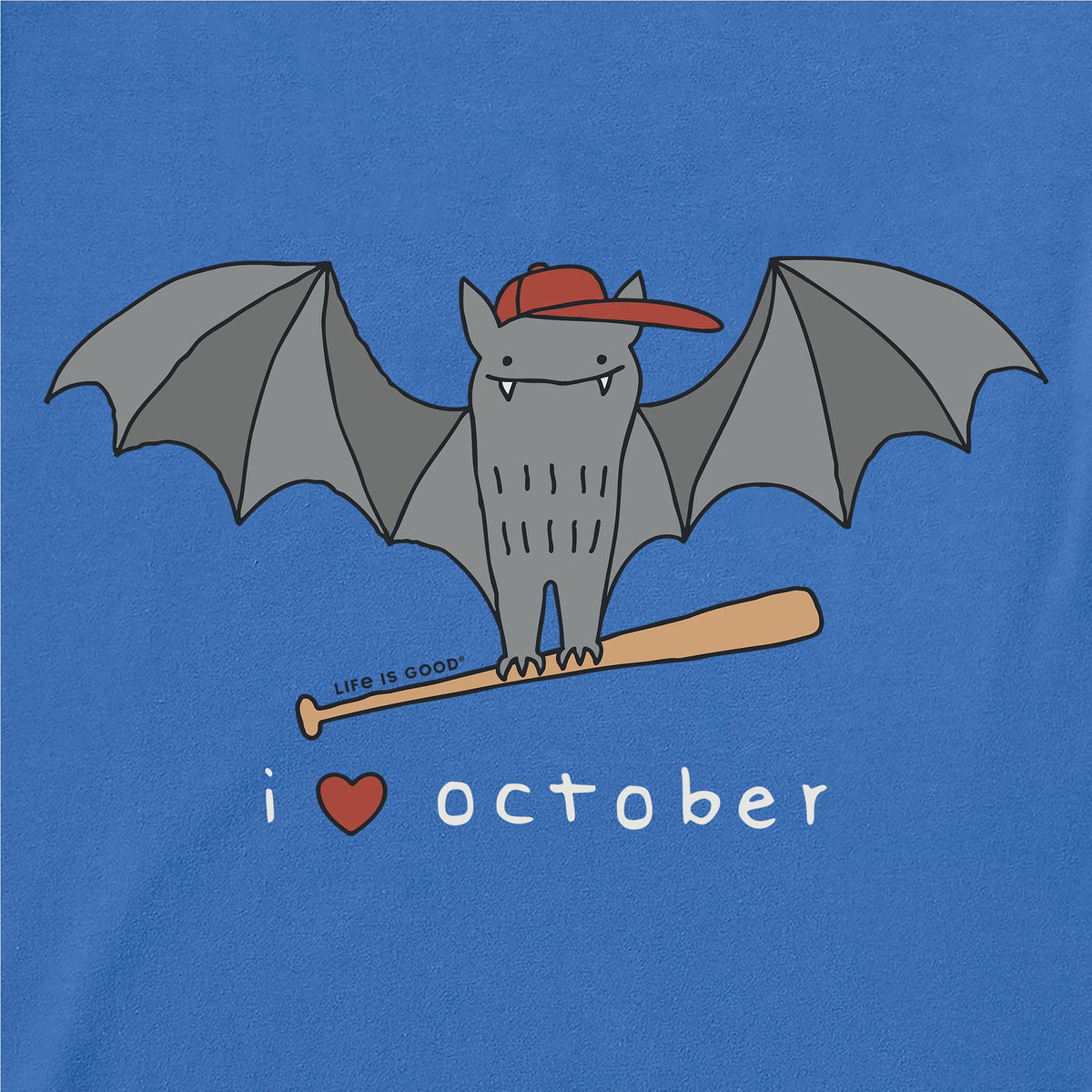 Women's I Heart October Short Sleeve Crusher Tee