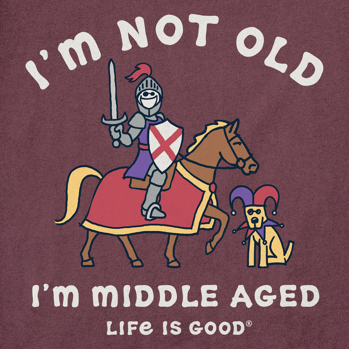 Men's I'm Not Old I'm Middle Aged Jake Short Sleeve Crusher product image 2