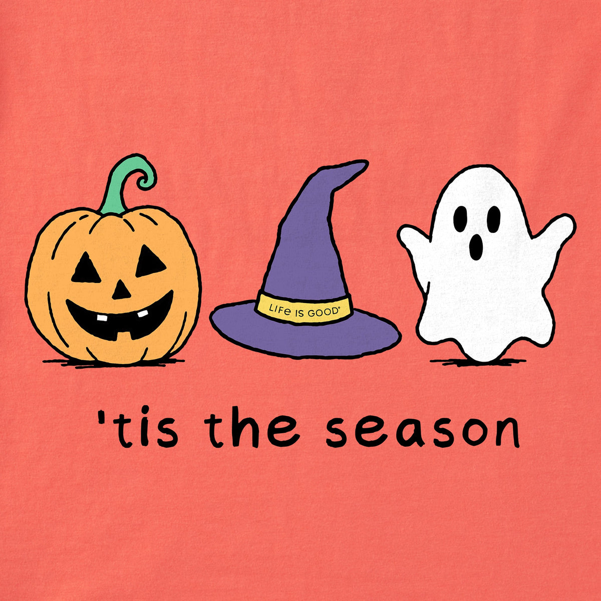 Women's Tis the Season Halloween Trio Short Sleeve Crusher Vee