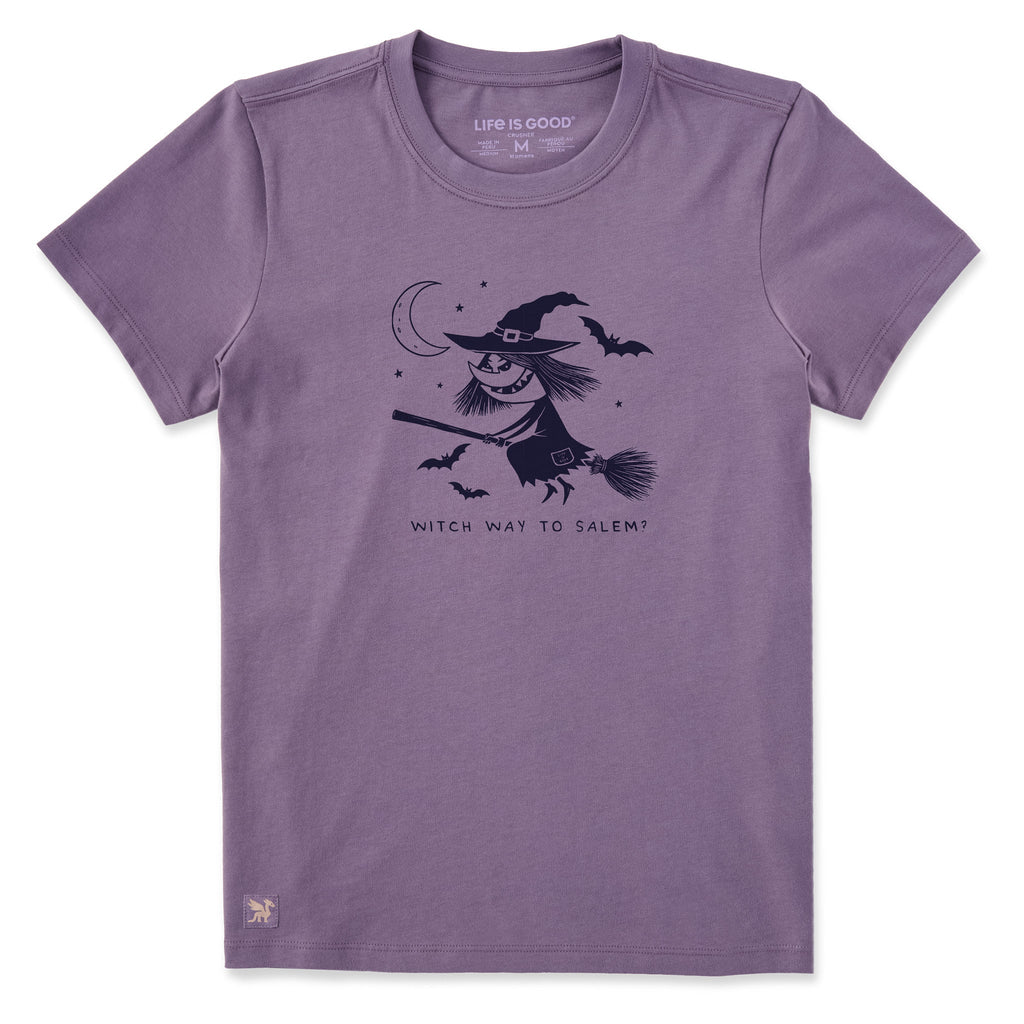 Women's Witch Way to Salem Short Sleeve Crusher Tee product image 1