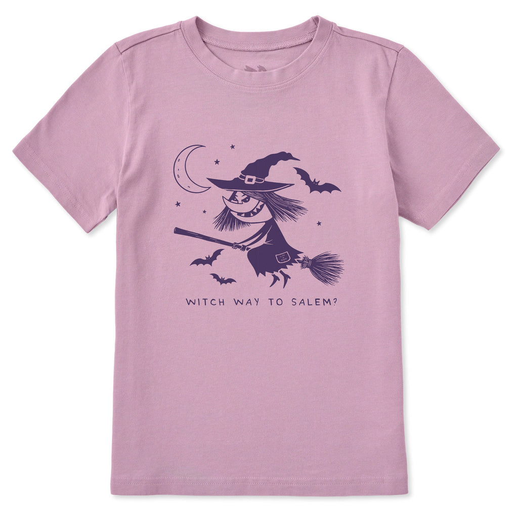 Kids Witch Way to Salem Short Sleeve Crusher Tee product image 1