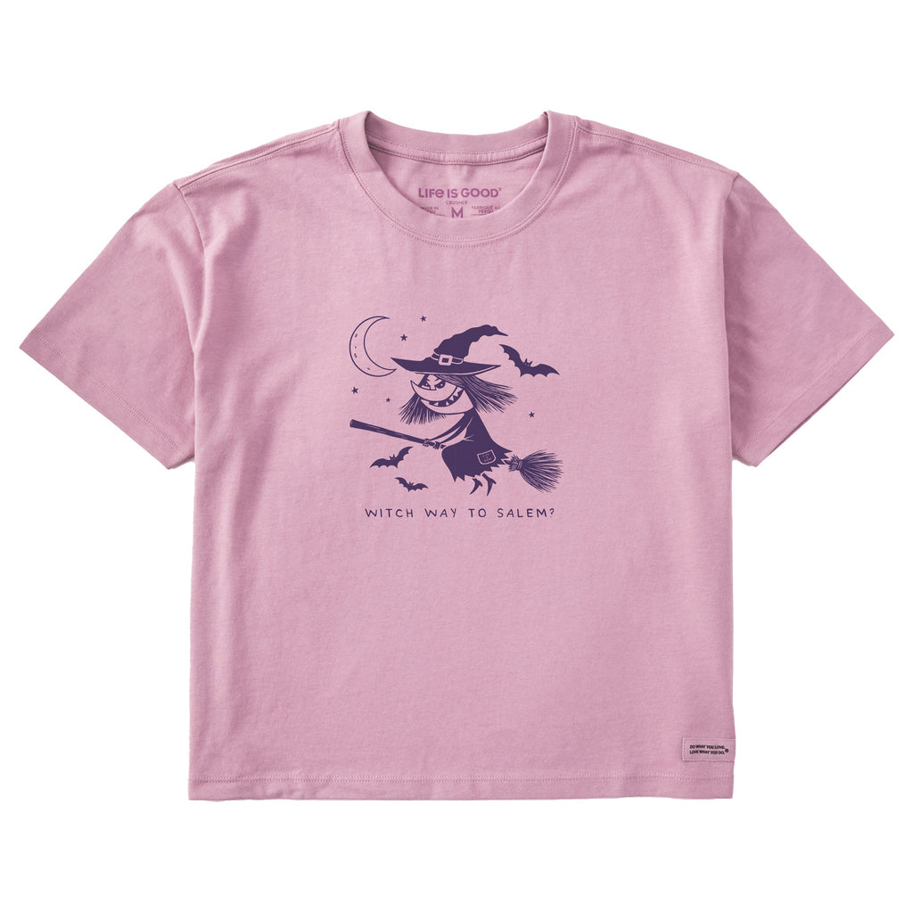 Women's Witch Way to Salem Short Sleeve Crusher Boxy Tee product image 1