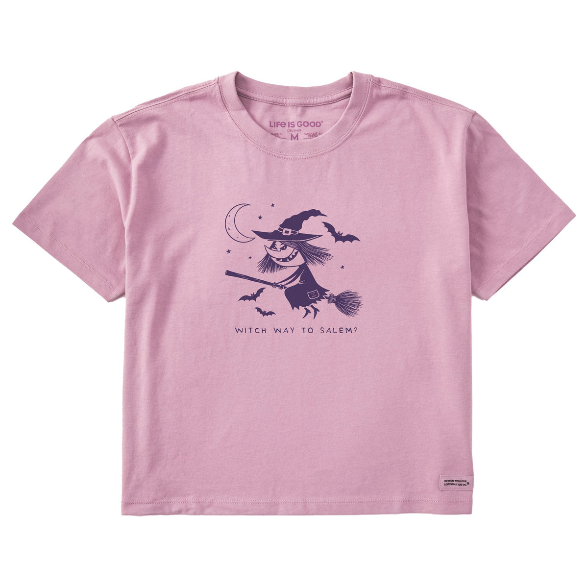 Women's Witch Way to Salem Short Sleeve Crusher Boxy Tee product image 1