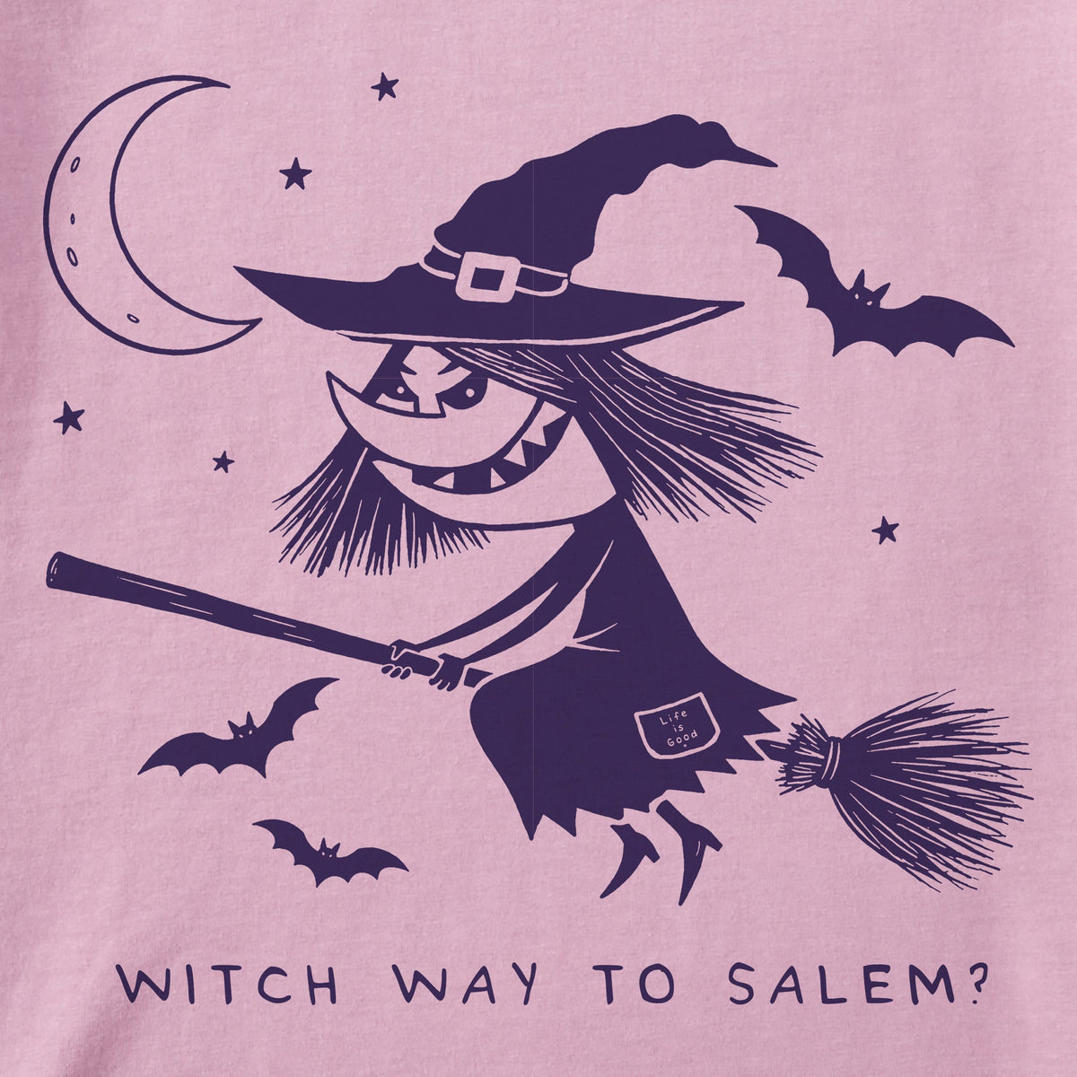 Women's Witch Way to Salem Short Sleeve Crusher Boxy Tee product image 2