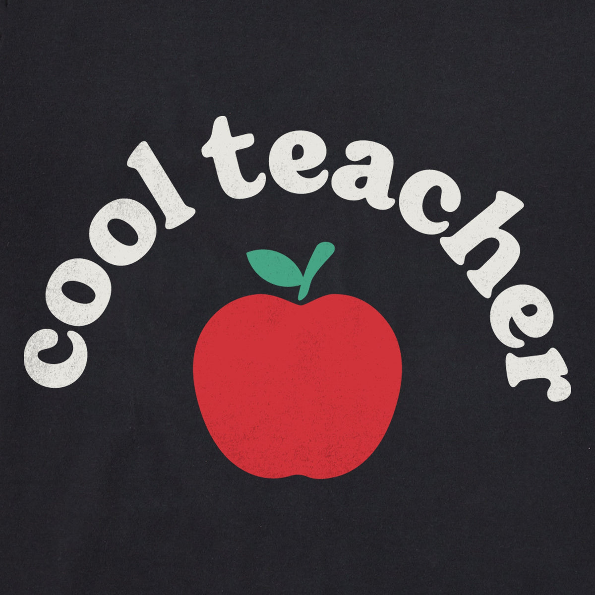 Women's Cool Teacher Apple Short Sleeve Crusher Vee product image 4