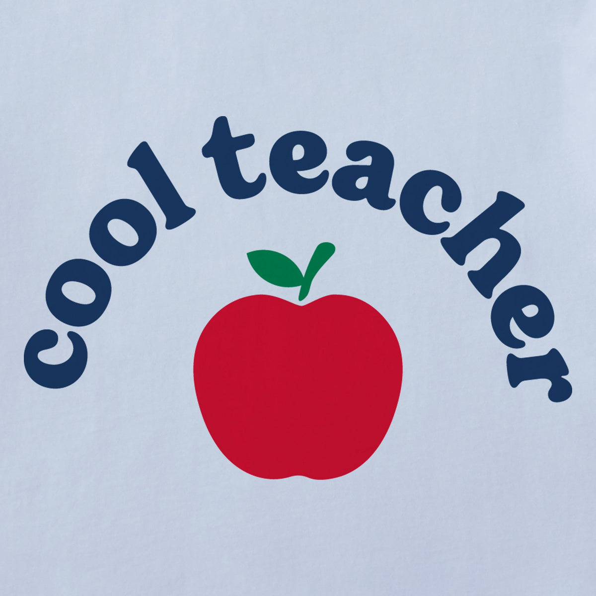 Women's Cool Teacher Apple Short Sleeve Crusher Vee product image 6