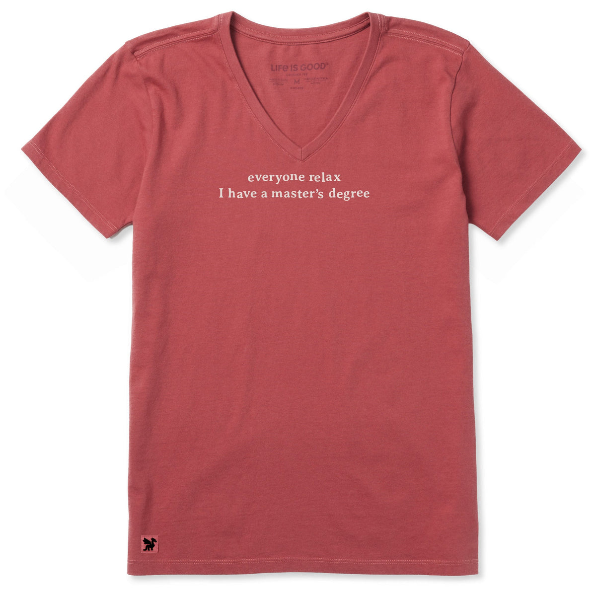 Women's I Have a Master's Degree Short Sleeve Crusher Vee product image 1