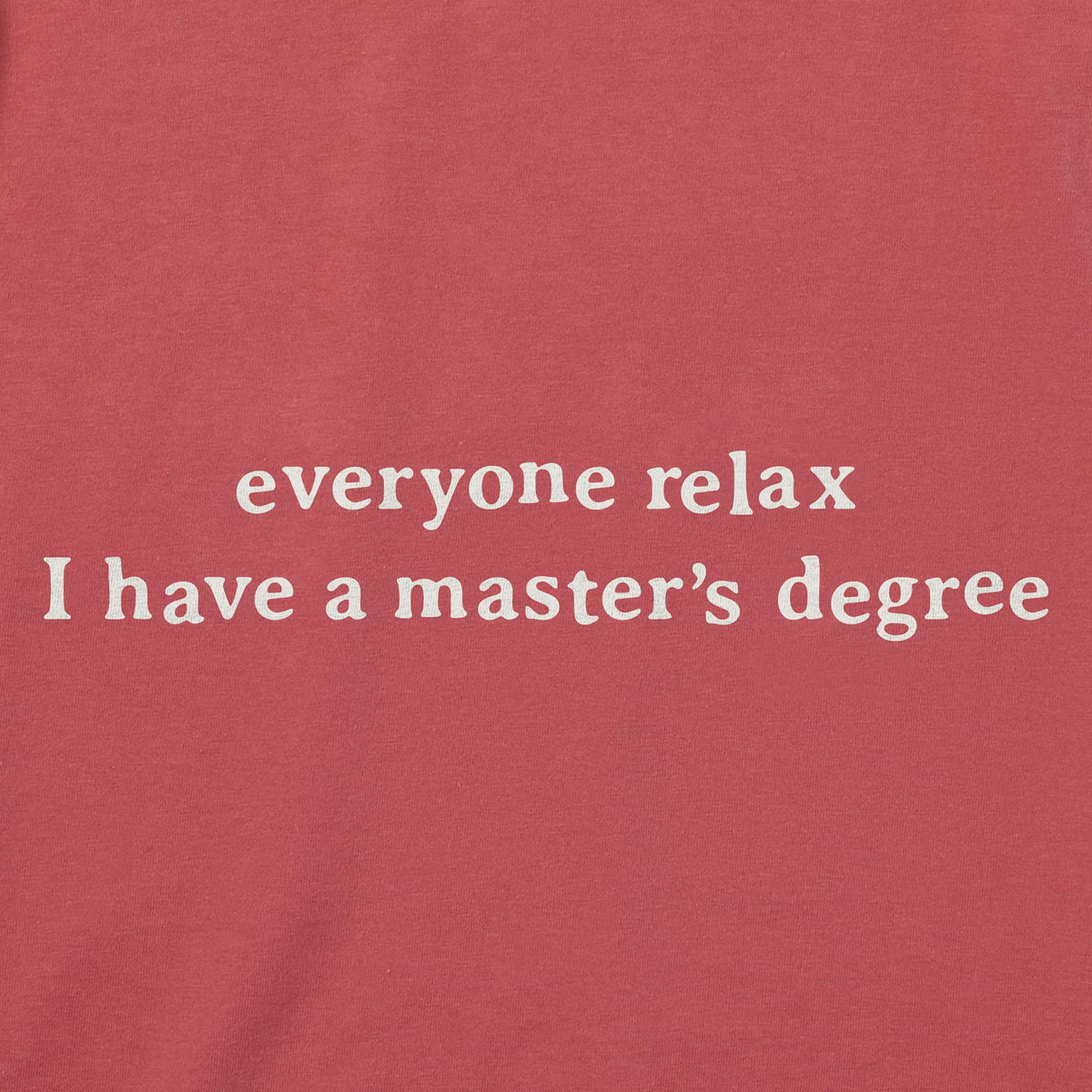 Women's I Have a Master's Degree Short Sleeve Crusher Vee product image 2