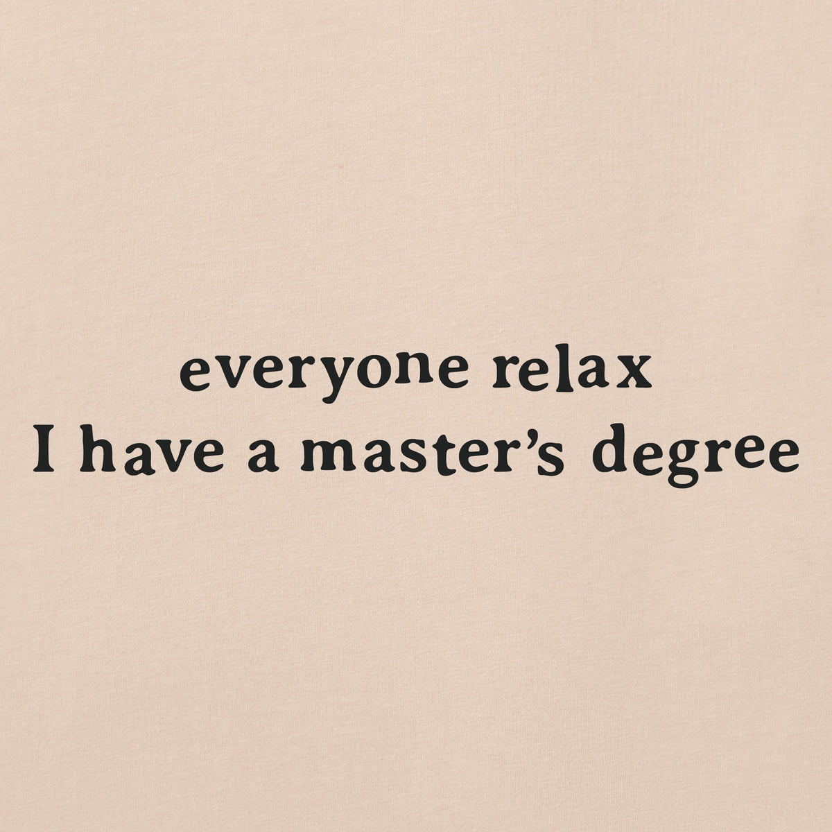 Women's I Have a Master's Degree Short Sleeve Crusher Vee product image 4