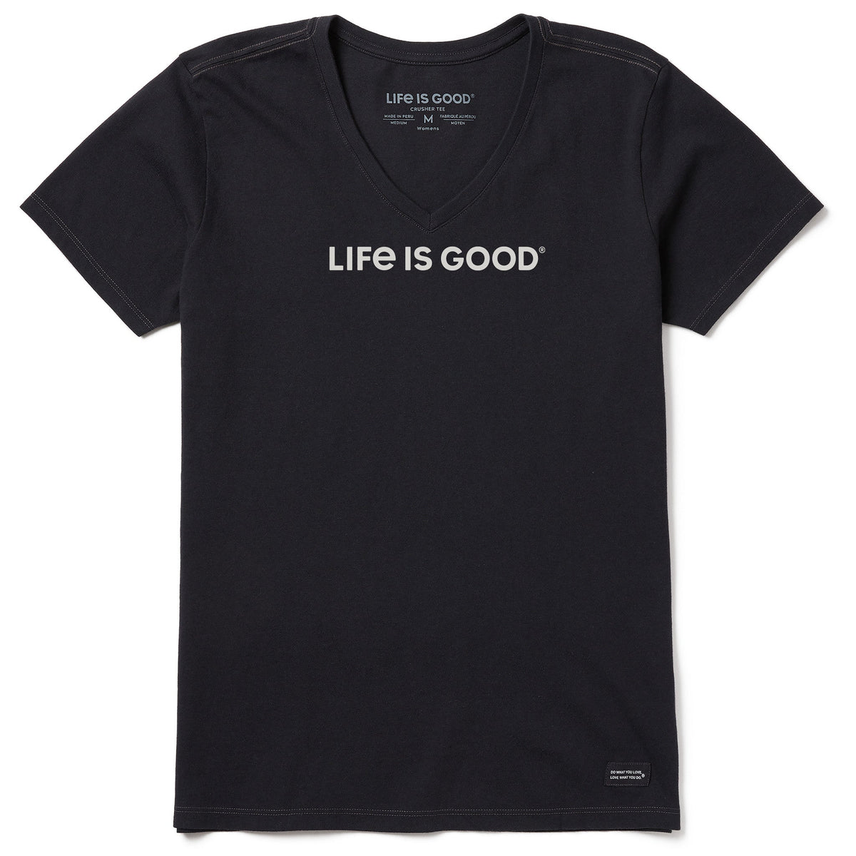 Women's Life is Good Short Sleeve Crusher Vee product image 1