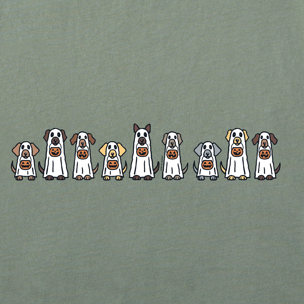 Kids Trick or Treat Ghost Pups Short Sleeve Crusher Tee product image 2