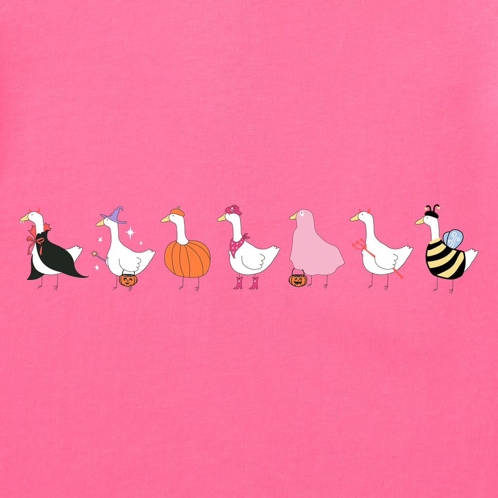 Women's Trick or Treat Geese Short Sleeve Crusher Boxy Tee product image 2