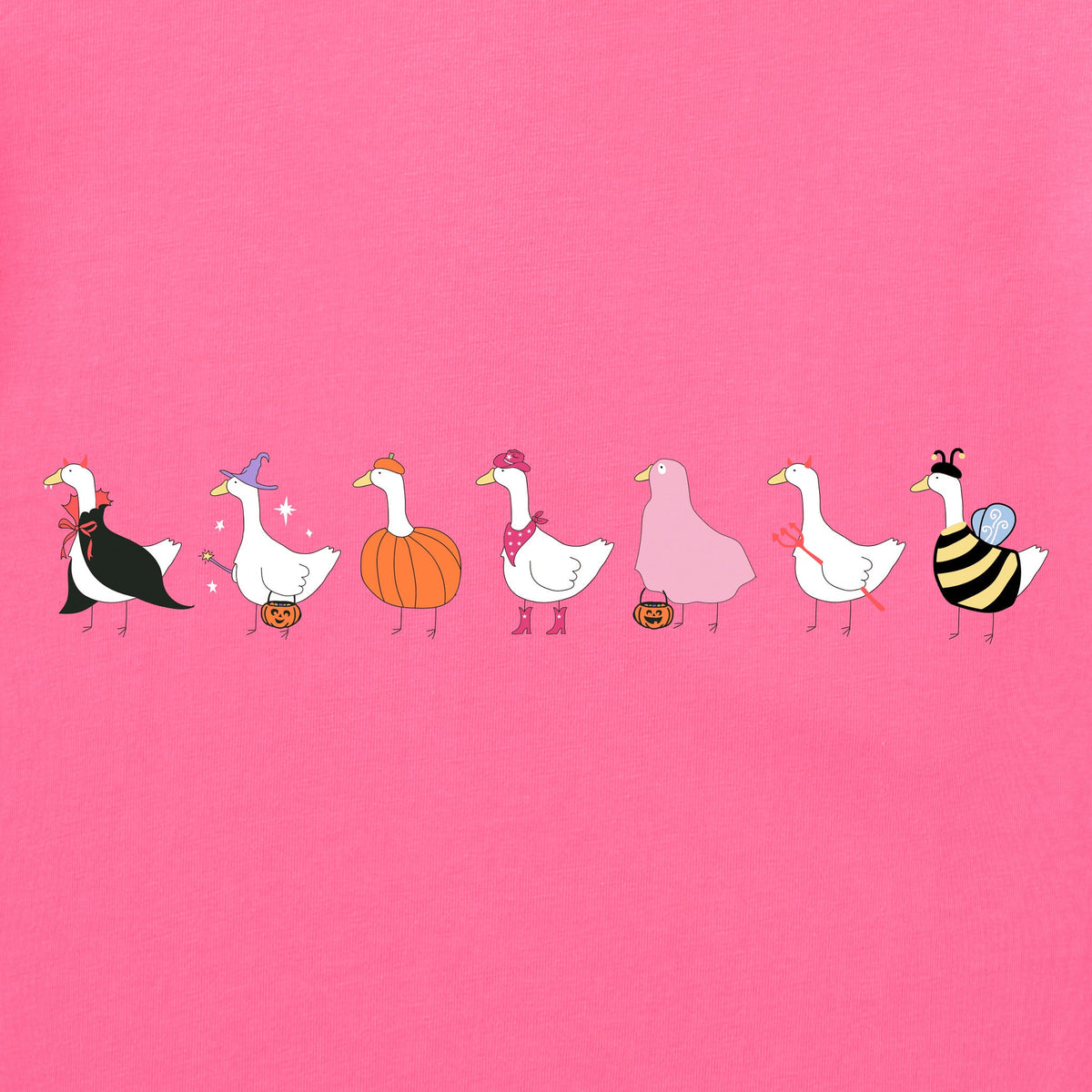 Women's Trick or Treat Geese Short Sleeve Crusher Boxy Tee product image 2